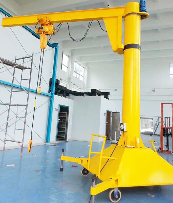 移动式旋臂吊的设计及应用领域
